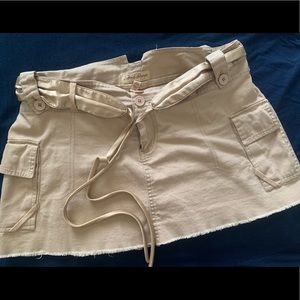 vintage low rise mini skirt early 2000s SIZE L